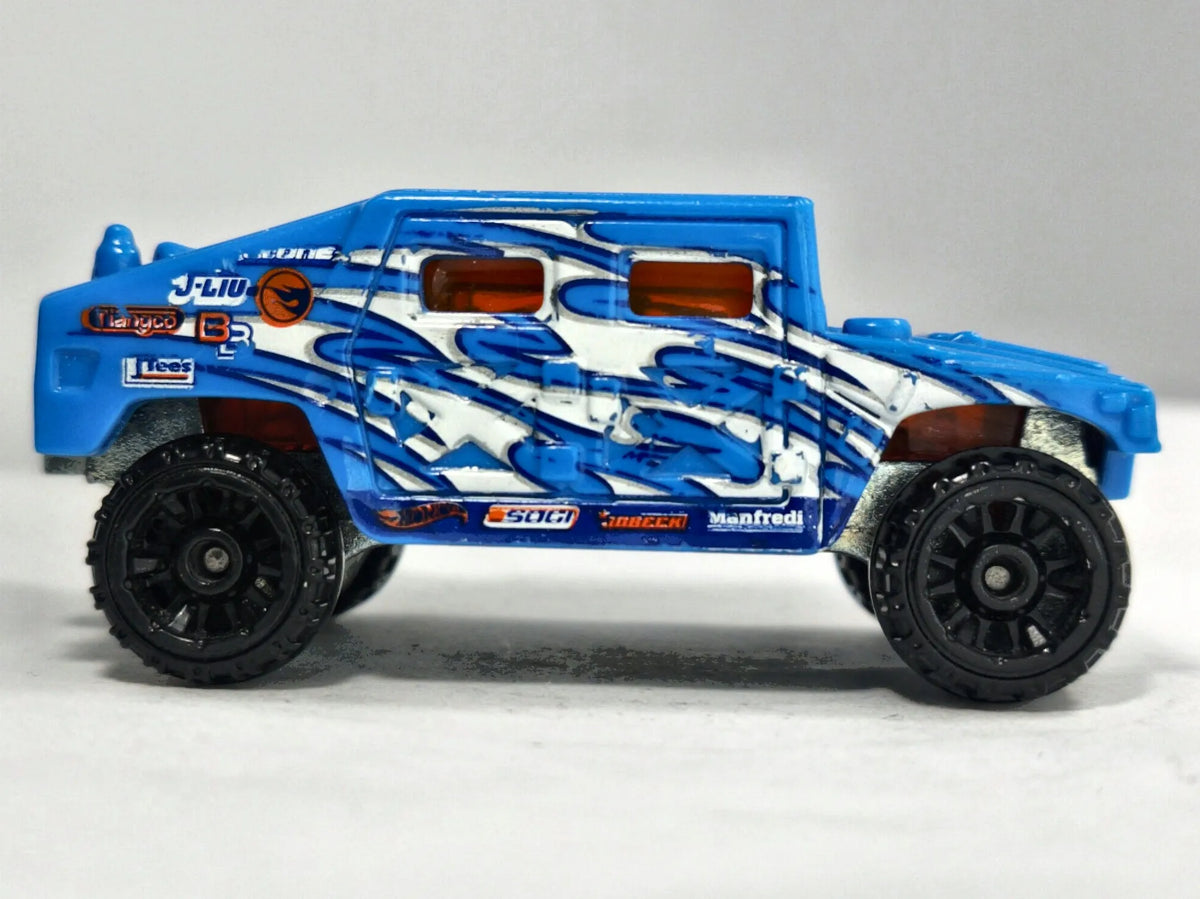 General Corp Hot Wheels 2014 1:64 Luzak Niebieski – zdjęcie 4
