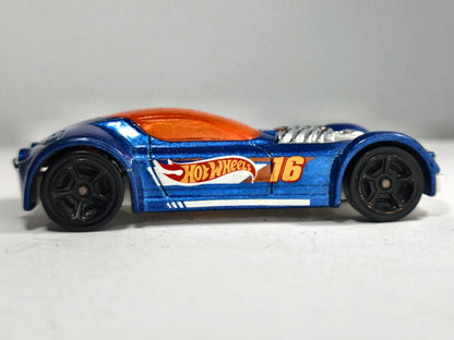Ballistik Hot Wheels 1:64 16 Luzak Niebieski – zdjęcie 4