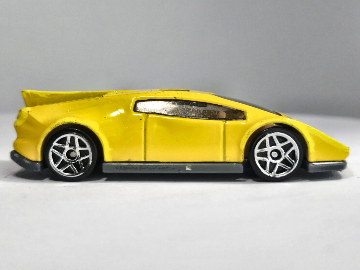 Jak Lamborghini Countach Concept, Delta-Sport, Made in Germany, Żółty, 1:64 – zdjęcie 4