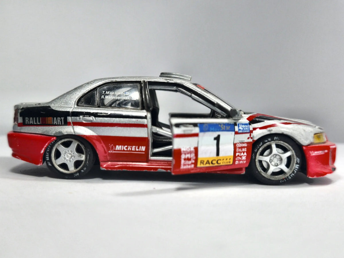 Mitsubishi Lancer Hongwell Srebrny 1:38 – zdjęcie 4