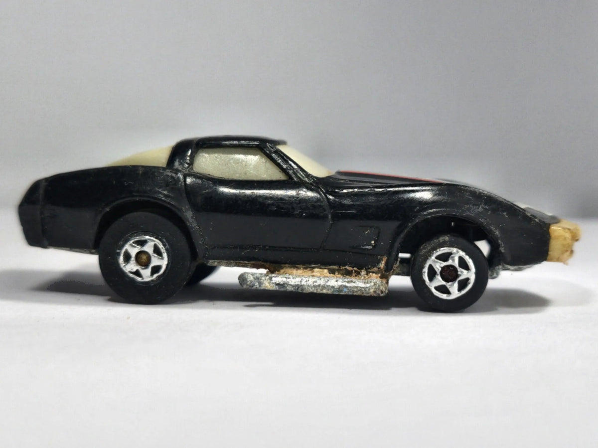 PONTIAC FIREBIRD, Fast 111S 1979, Vintage Die cast K10 Czarny 1:64 Resoraki – zdjęcie 4