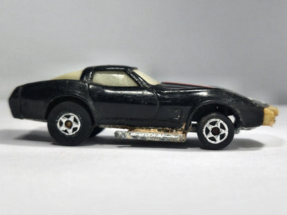 PONTIAC FIREBIRD, Fast 111S 1979, Vintage Die cast K10 Czarny 1:64 Resoraki – zdjęcie 4