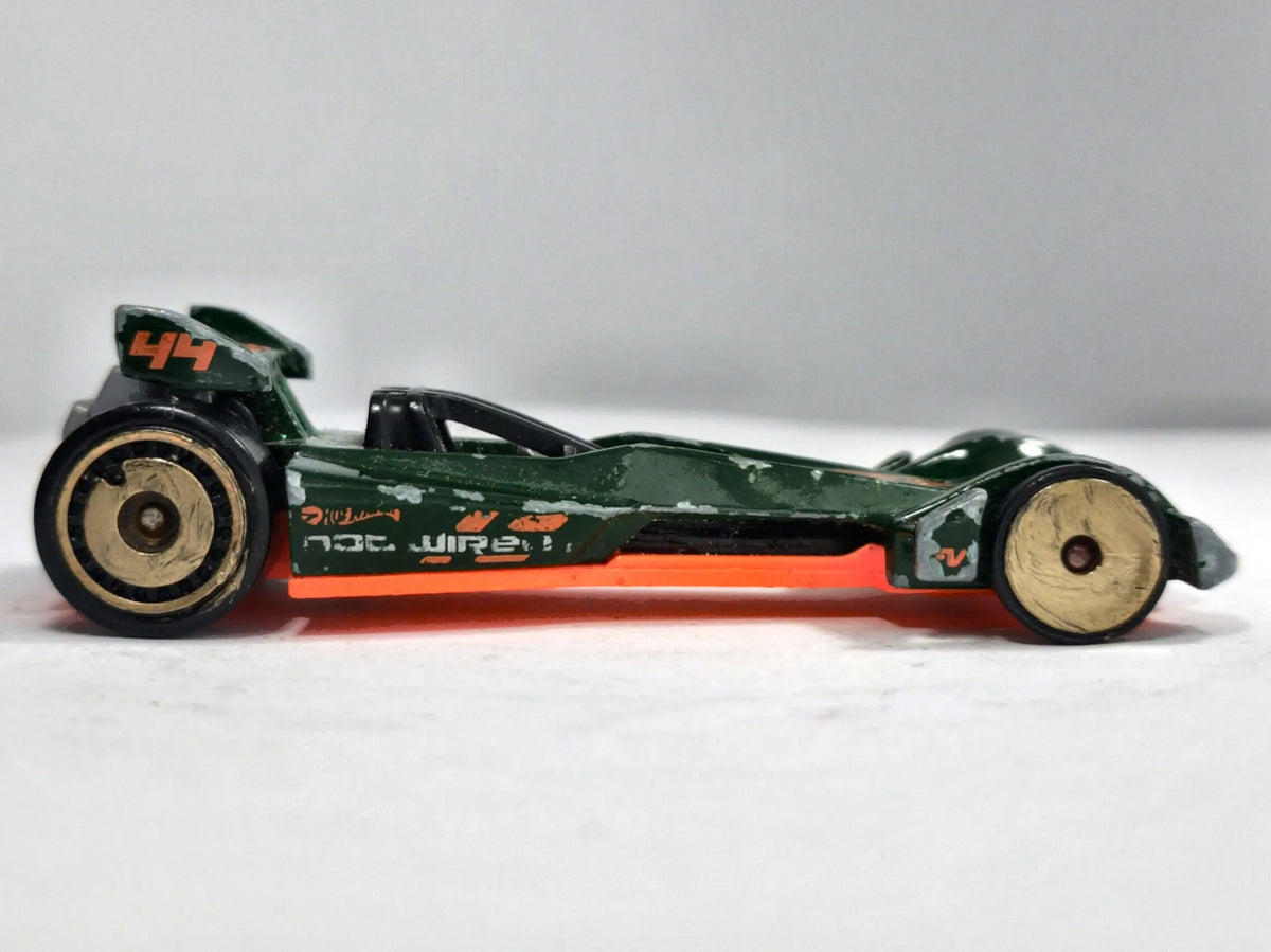 Hot Wired Hot Wheels 2021 Mainline 1:64 Zielony Wyścig – zdjęcie 4
