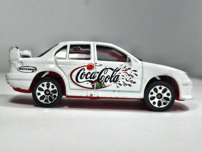 Ford Falcon Matchbox 1986 1:64 Coca-Cola Luzak Biały – zdjęcie 4