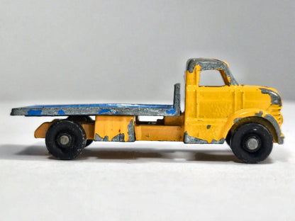 CIĘŻARÓWKA PLATFORMA TUF-TOTS Lone Star 1960 Żółty 1:72 Made in Gt Britain – zdjęcie 4