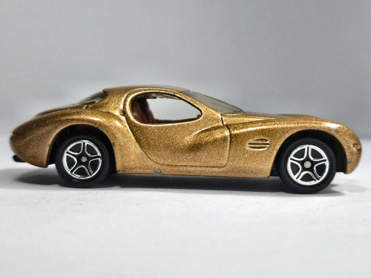 CHRYSLER ATLANTIC, Matchbox 1997, Die cast, Złoty, 1:64, Resoraki – zdjęcie 4
