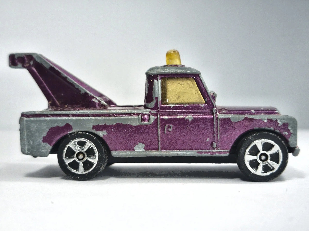 LAND ROVER, Corgi Juniors, Made in Gt Britain, Die cast 3396/69 Fiolet 1:64 – zdjęcie 4