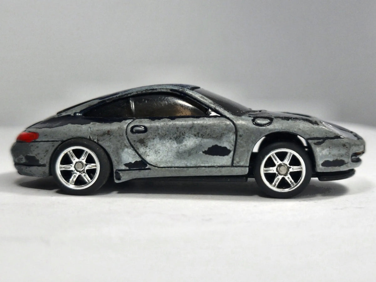 PORSCHE CARRERA, Maisto, Die cast, Czarny, 1:64, Resoraki – zdjęcie 4
