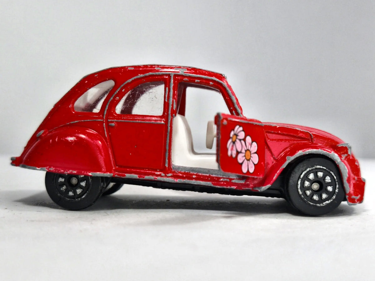 CITROEN 2CV6 Corgi '80 Czerwony 1:47 Made in Gt Britain – zdjęcie 4