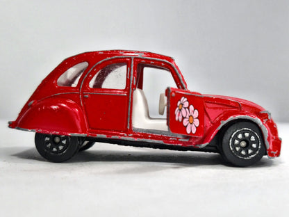 CITROEN 2CV6 Corgi '80 Czerwony 1:47 Made in Gt Britain – zdjęcie 4