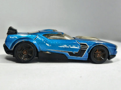 Fast Fish Hot Wheels 1:64 Luzak Niebieski – zdjęcie 4