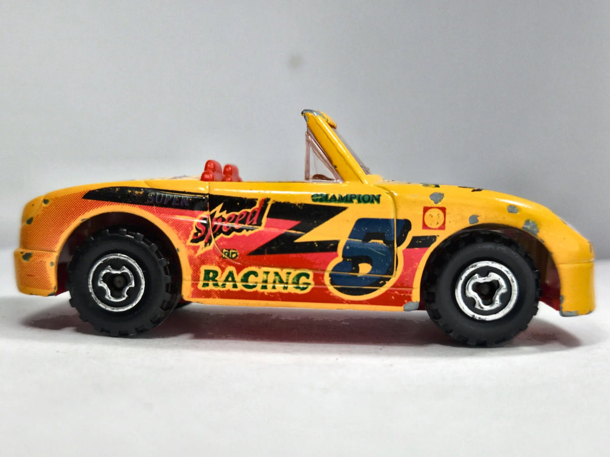 Turbo Speed Racing 5 Majorette '80 Żółty 1:46 – zdjęcie 4