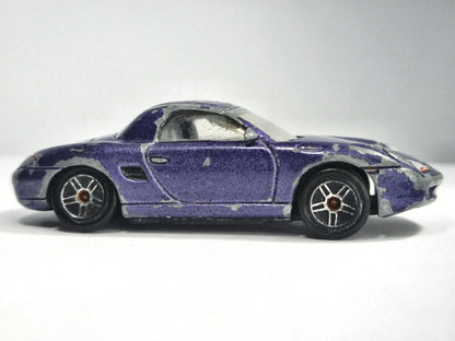 PORSCHE 986 BOXSTER, Realtoy, Die cast, Fioletowy, 1:58, Resoraki – zdjęcie 4