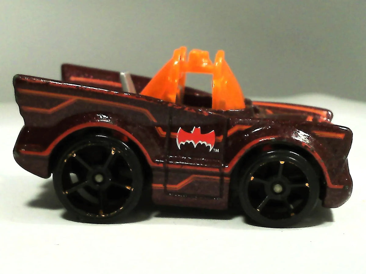 CLASSIC TV SERIES BATMOBILE, Hot Wheels, Resoraki, Die cast, bordowy, 1:64 – zdjęcie 4