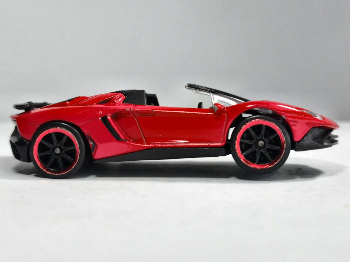 Lamborghini Aventador Sv Roadster Majorette Czerwony 1:64 – zdjęcie 4