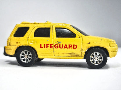 FORD ESCAPE SUV, Lifeguard, Old Maisto, Die cast, Żółty, 1:64, Resoraki – zdjęcie 4
