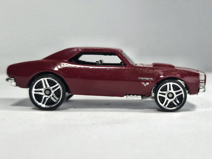 '67 CAMARO, Hot Wheels 2018, Die cast DTY99, Bordowy, 1:64, Resoraki – zdjęcie 4