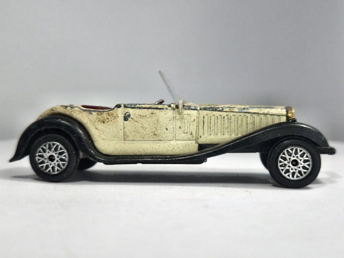1927 BUGATTI ROYALE MOD 41, Rio Models, Vintage Die cast 1027, Biały, 1:43 – zdjęcie 4