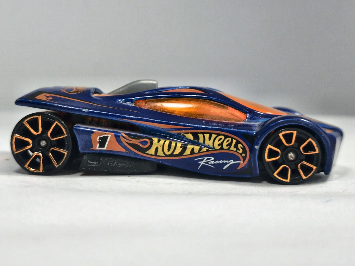 Sling Shot Hot Wheels 2001 Niebieski 1:64 – zdjęcie 4