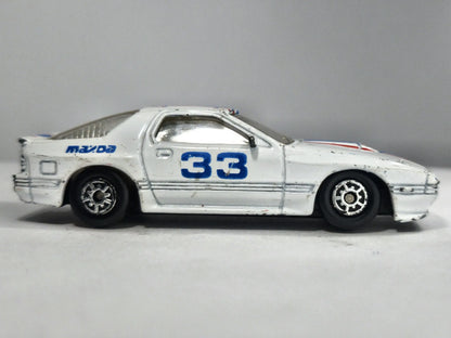 MAZDA RX-7, Maisto, Die cast, Biały, 1:55, Resoraki – zdjęcie 4