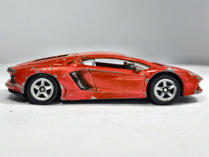 Lamborghini Aventador LP 700-4 Welly 1:64 Luzak Czerwony – zdjęcie 4