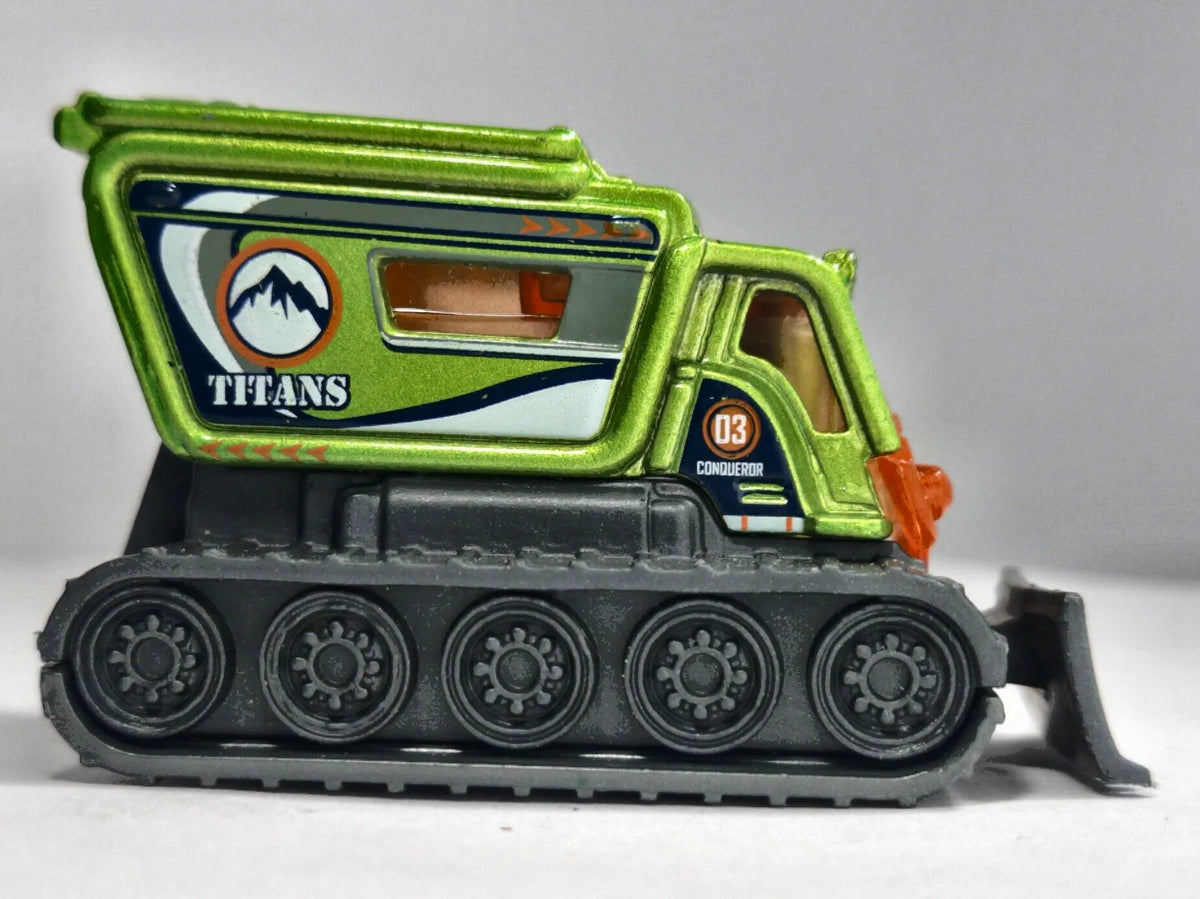 BLIZZARD BUSTER, TITANS, Matchbox 2011, 2013, Die cast MB 934 Zielony, 1:64 – zdjęcie 4