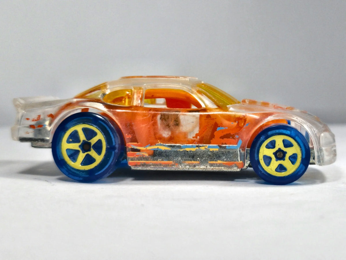 STOCKAR, Hot Wheels 2005, Die cast, Przezroczysty, 1:64, Resoraki – zdjęcie 4