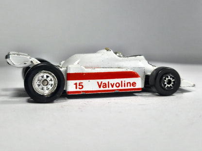Formuła 1 MC Toy Juniors 1:64 Bolid F1 Valvoline BP Turbo / Bruiser Luzak – zdjęcie 4