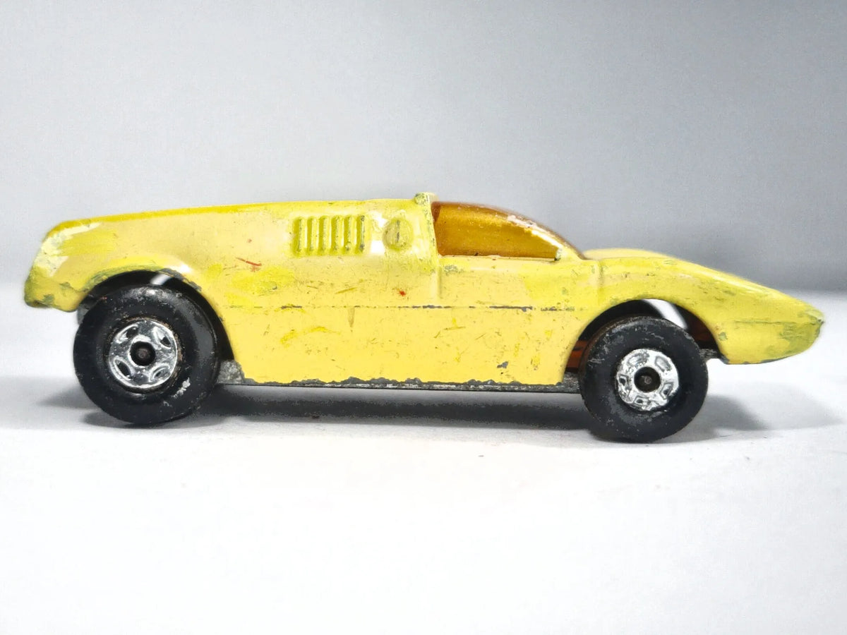 MOD ROD, Matchbox 1971, Made in England, Die cast MOD ROD NO.1, Żółty, 1:64 – zdjęcie 4