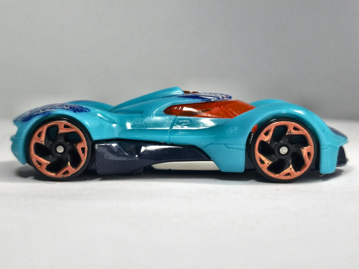 ASR CONCEPT CAR, Metal Machines, Die cast HY 230810 Turkusowy 1:64 Resoraki – zdjęcie 4