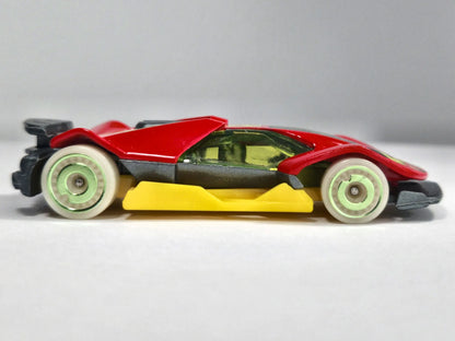 CYBER SPEEDER, Hot Wheels 2014, Die cast FJV64, Czerwony, 1:64, Resoraki – zdjęcie 4
