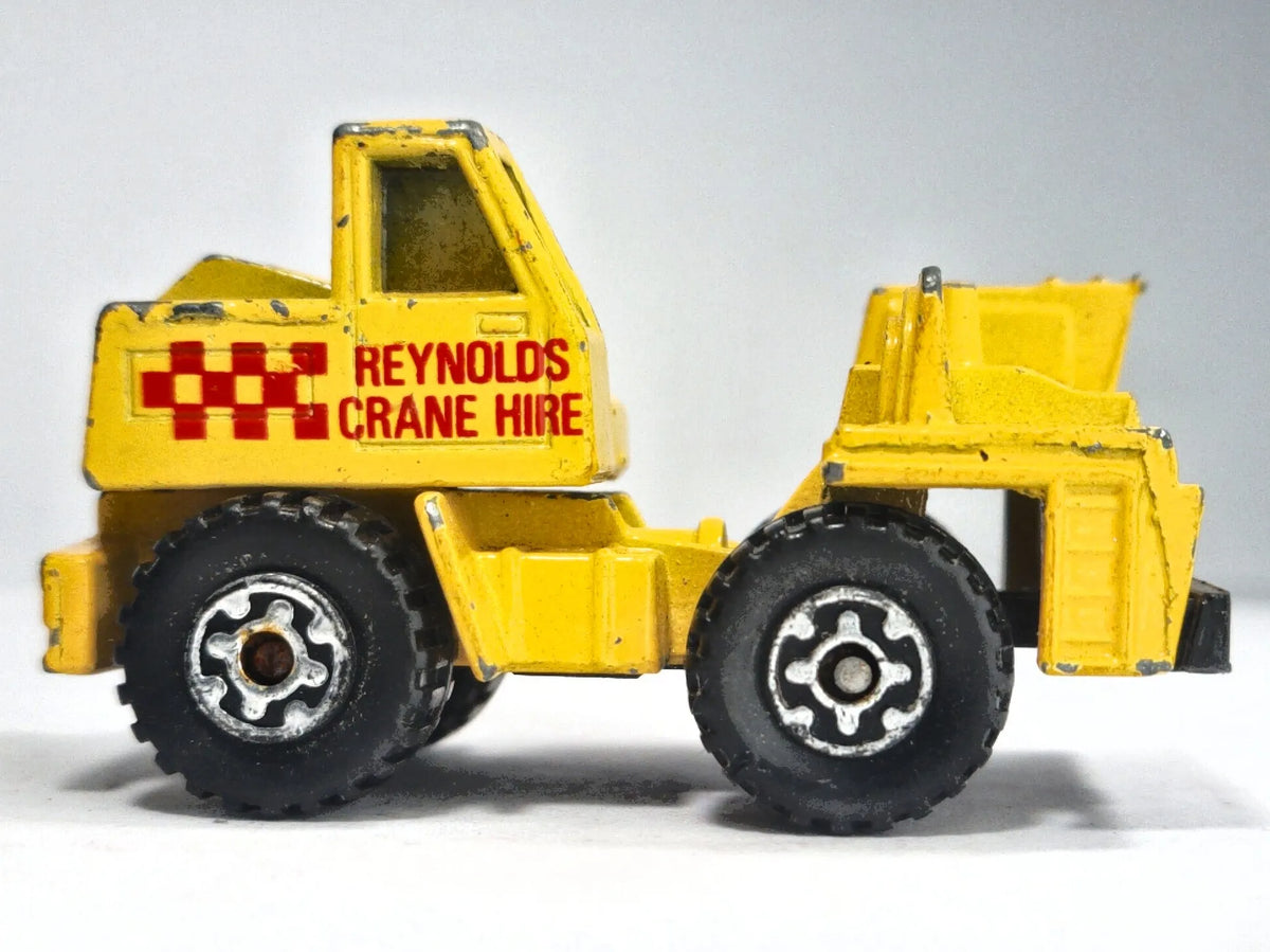 REYNOLDS CRANE HIRE, Matchbox 1984, Die cast 198, Żółty, 1:87, Resoraki – zdjęcie 4