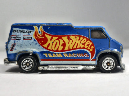 HOT ROD CUSTOM VAN, Corgi & Hot Wheels, Die cast, Niebieski, 1:64, Resoraki – zdjęcie 4