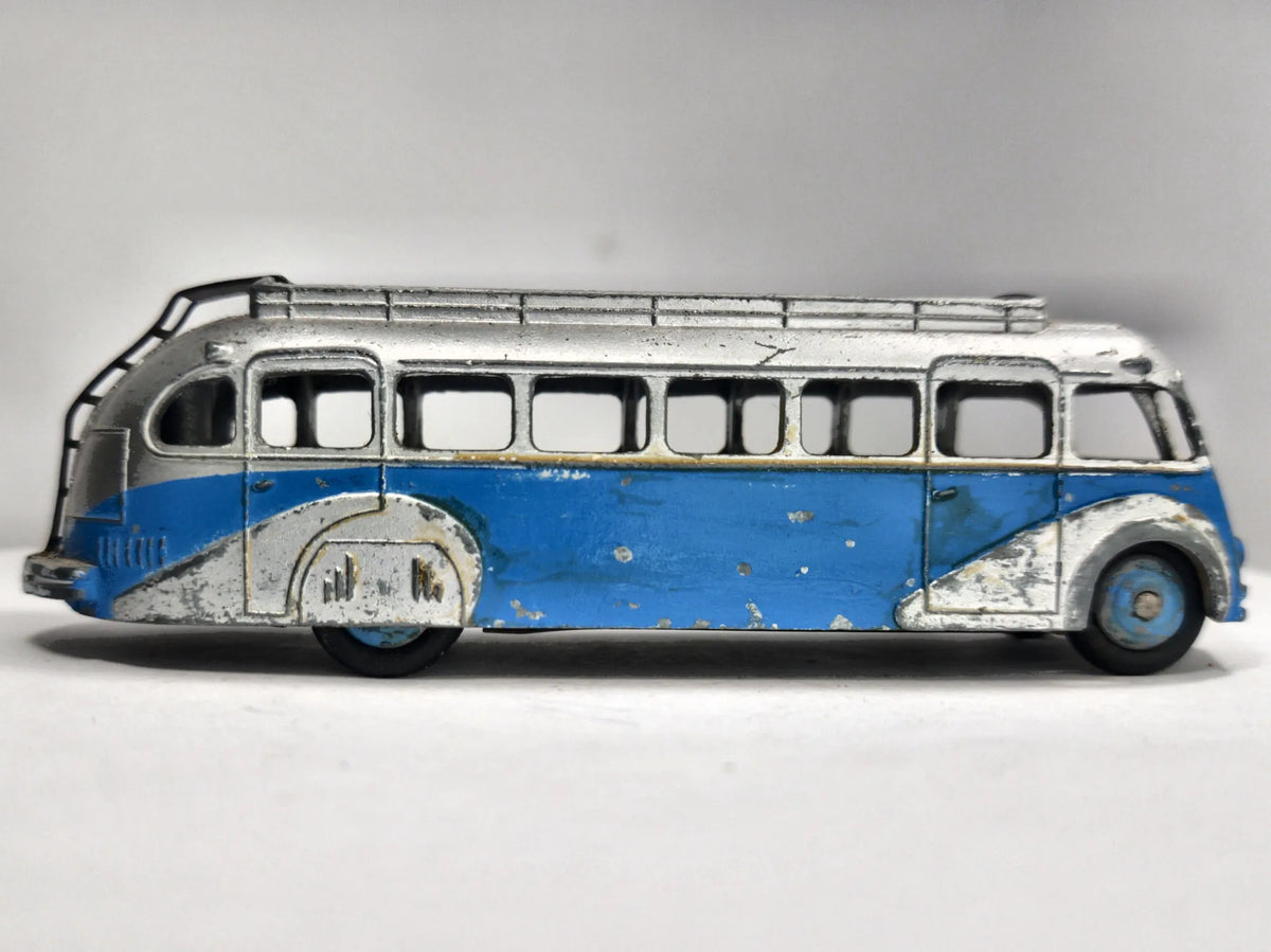 Autobus Autocar Isobloc Dinky Toys '50 Niebieski 1:72 Made in France – zdjęcie 4