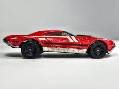 Muscle Speeder Hot Wheels 2015 1:64 Luzak Czerwony Muscle Car – zdjęcie 4