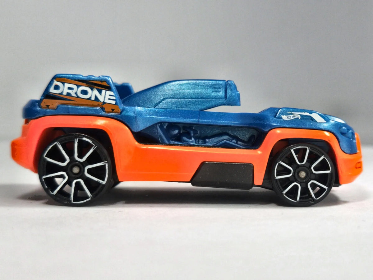 DRONE DUTY, Hot Wheels 2022, Die cast HCT43, Niebieski, 1:64, Resoraki – zdjęcie 4