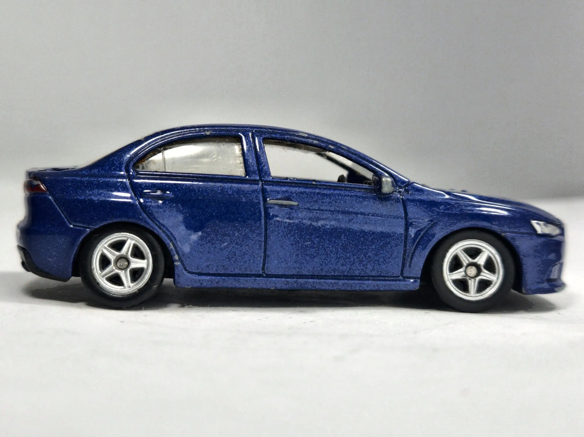 Mitsubishi Lancer Evolution IX Welly 1:58 Luzak Niebieski – zdjęcie 4