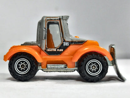 Tractor Plow Matchbox 1:64 Buldożer 365 Luzak Pomarańczowy Plowverizer – zdjęcie 4
