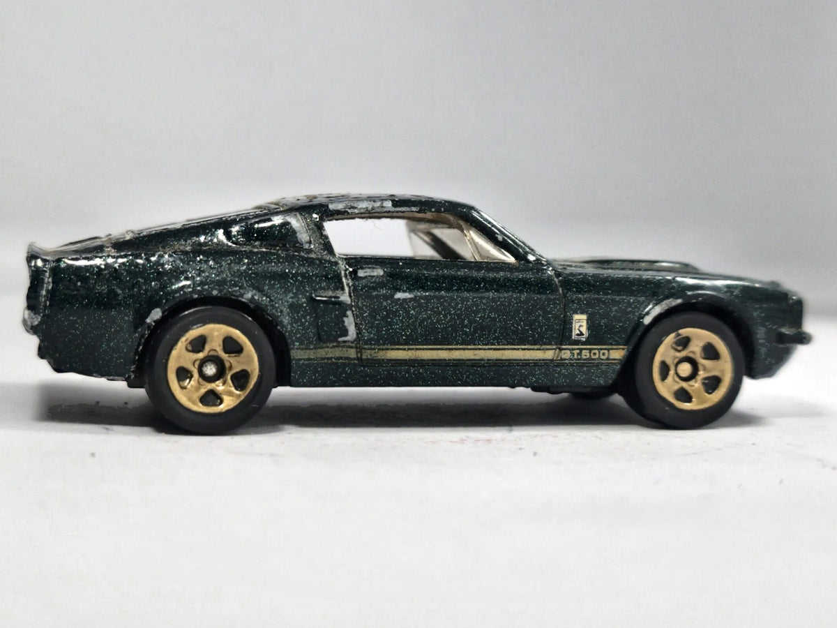 Ford Mustang Mach 1 Majorette 1:66 Made in France Zielony Custom Model – zdjęcie 4