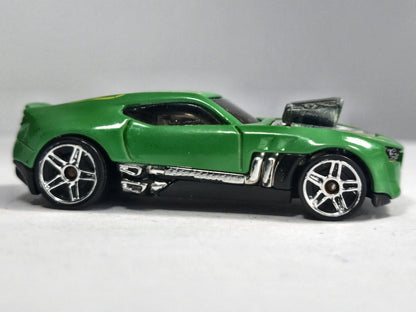 TWINDUCTION, Hot Wheels 2010, Die cast D36, Zielony, 1:64, Resoraki – zdjęcie 4