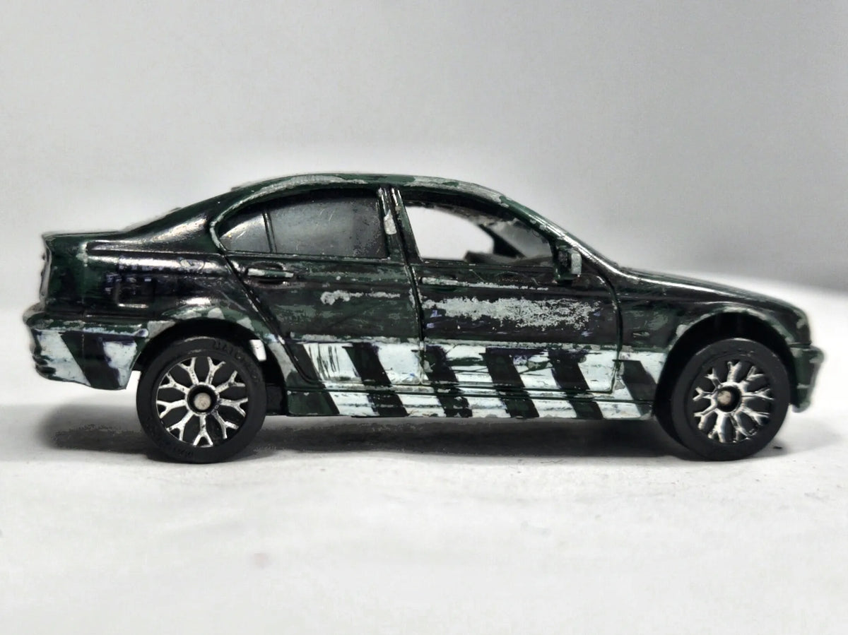 BMW 325I Matchbox 1993 1:58 Luzak Zielony – zdjęcie 4