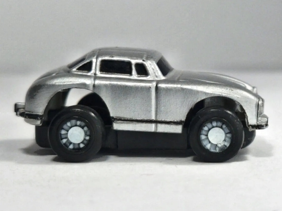 MERCEDES-BENZ 300 SL, Hasbro 1989-1992, Die cast, Srebrny, 1:75, Resoraki – zdjęcie 4