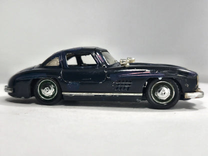 1954 Mercedes 300 S Solido '75 Granatowy 1:43 Made in France – zdjęcie 4