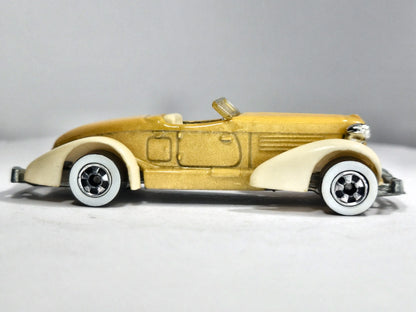 AUBURN 852 Whitewall Wheels Hot Wheels 1978 Złoty 1:64 2xMetal – zdjęcie 4