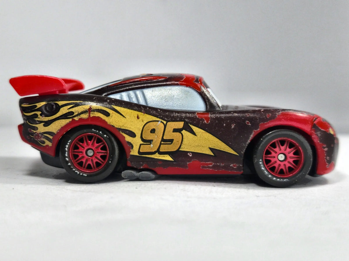Lightning Mcqueen Disney/Pixar 2011 Cars 1:64 World of Motion Zygzak – zdjęcie 4