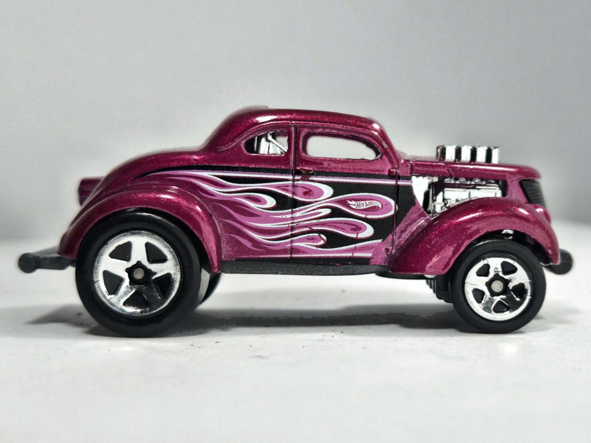 Pass'N Gasser Hot Wheels 2007 Mainline 1:64 Hot Rod Luzak Fioletowy – zdjęcie 4