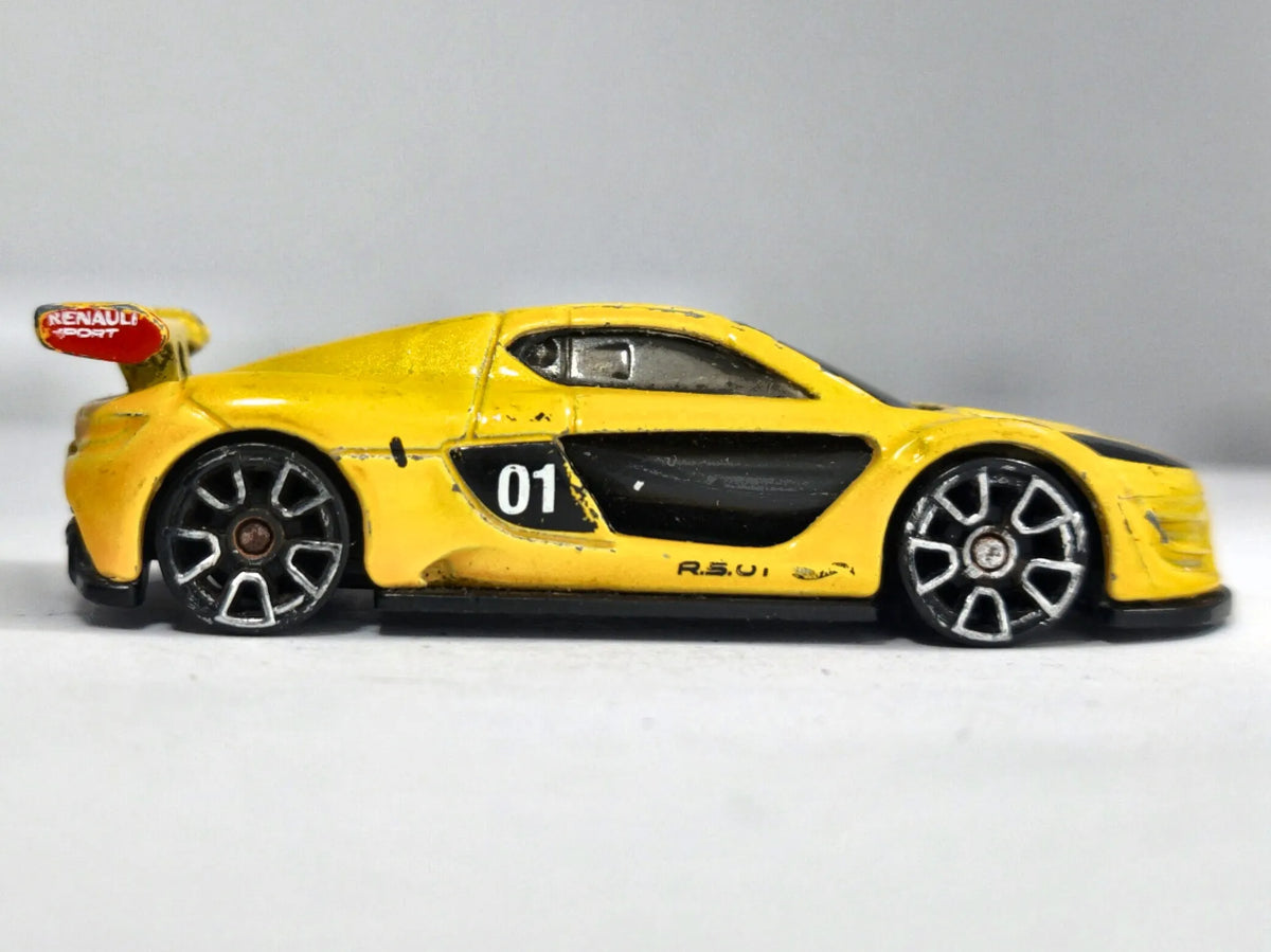 Renault Sport R.S. 01 Hot Wheels 2015 HW Speed Graphics 1:64 Luzak Żółty – zdjęcie 4