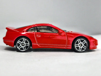 Nissan 300ZX TT Hot Wheels 2018 1:64 Coupe Luzak Czerwony Sportowy – zdjęcie 4