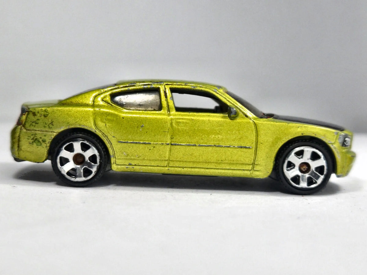 Dodge Charger Matchbox 2004 Mainline 1:67 Luzak Zielony Muscle Car – zdjęcie 4