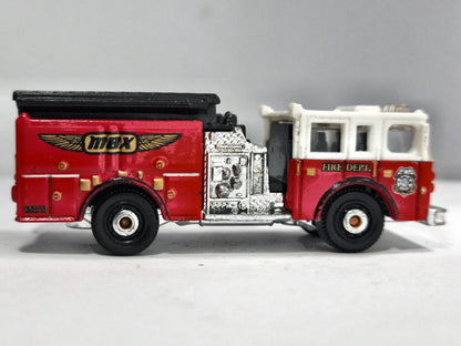 Pierce Dash Fire Engine Matchbox 1:64 Wóz strażacki Luzak Straż pożarna – zdjęcie 4